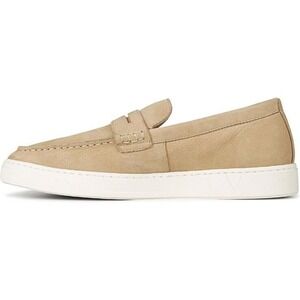 Vionic Loafer Mens 12.5 WIDE Sand NUBUCK Leather Slip‎ On Tan Shoe New